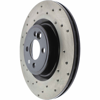 StopTech Sport Cross Drilled Brake Rotor - Front Left 128.34114R