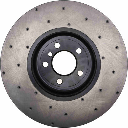 StopTech  Sport Cryo Cross Drilled Brake Rotor; Rear Left