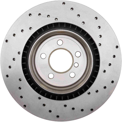 StopTech Sport Cryo Cross Drilled Brake Rotor; Front Left