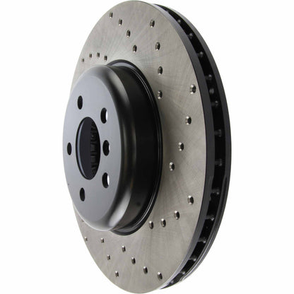 StopTech Sport Cryo Cross Drilled Brake Rotor; Front Right