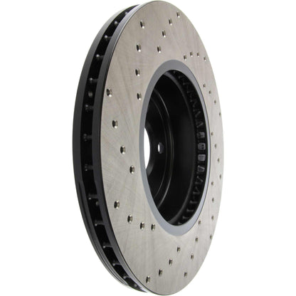 StopTech Sport Cryo Cross Drilled Brake Rotor; Front Right