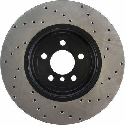 StopTech Sport Cryo Cross Drilled Brake Rotor; Front Left
