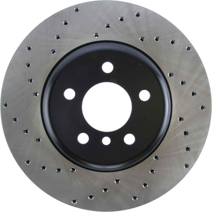 StopTech Sport Cryo Cross Drilled Brake Rotor; Front Left