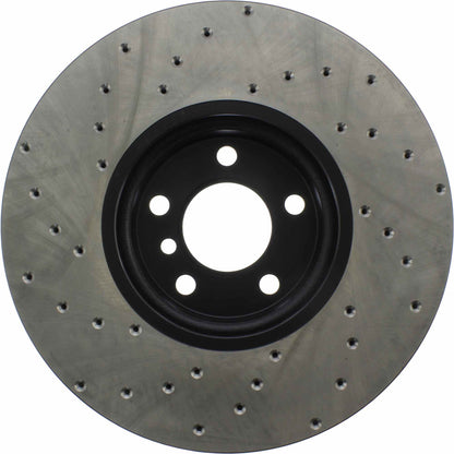 StopTech Sport Cryo Cross Drilled Brake Rotor; Front Right