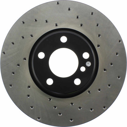 StopTech Sport Cryo Cross Drilled Brake Rotor; Rear Left