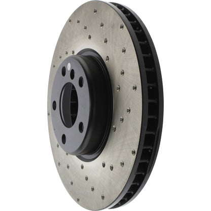 StopTech Sport Cryo Cross Drilled Brake Rotor; Rear Left