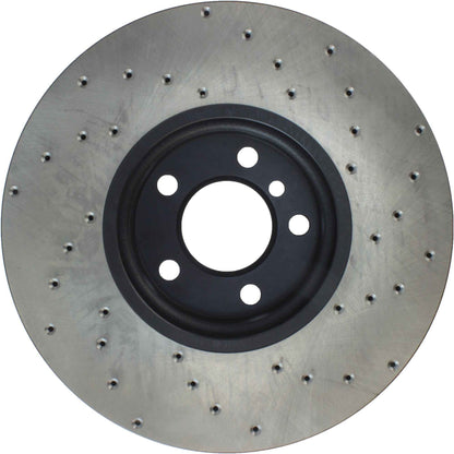 StopTech Sport Cryo Cross Drilled Brake Rotor; Rear Right