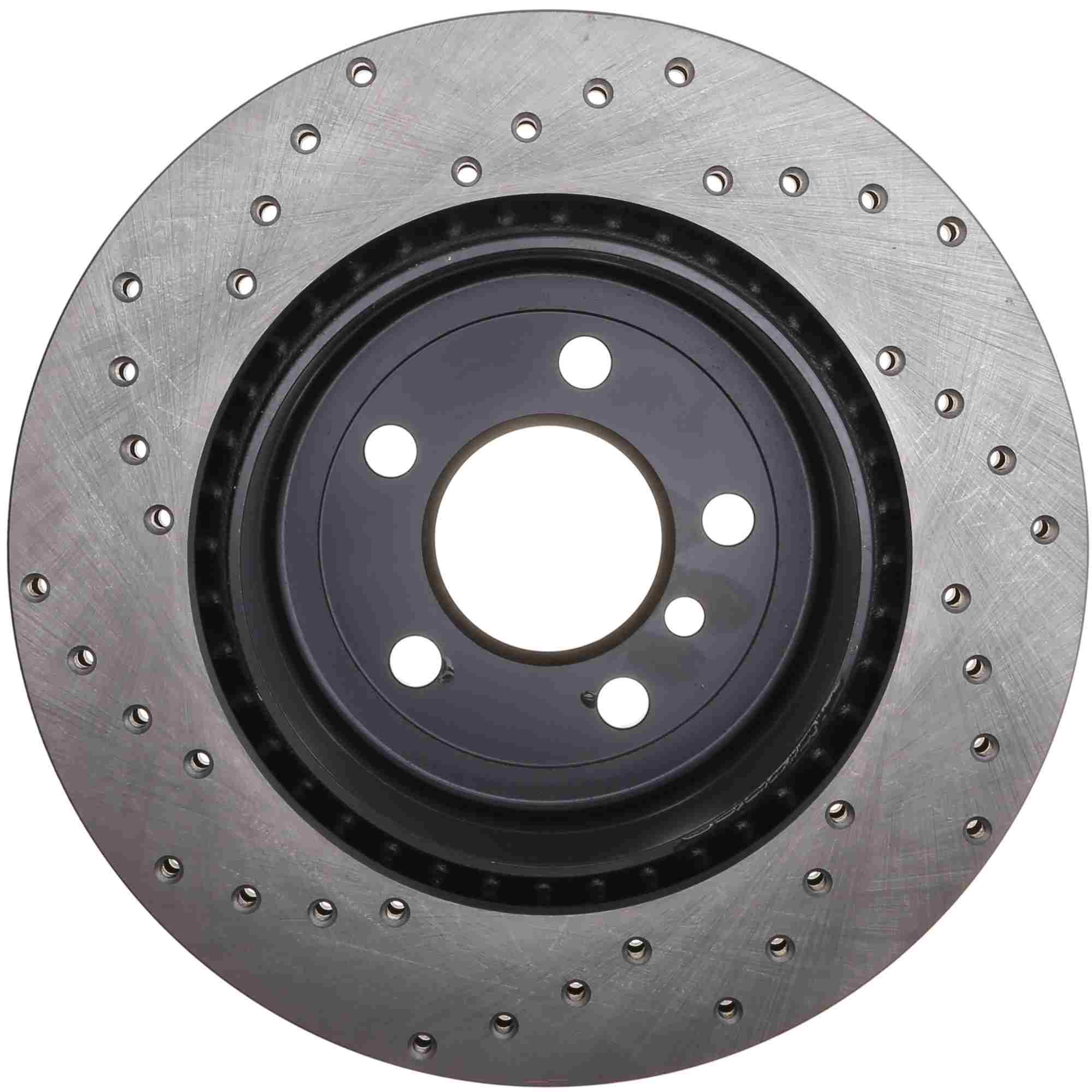 StopTech Sport Cryo Cross Drilled Brake Rotor; Front Right
