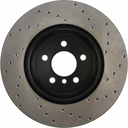 StopTech Sport Cryo Cross Drilled Brake Rotor; Front Left
