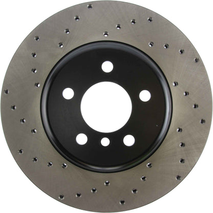 StopTech Sport Cryo Cross Drilled Brake Rotor; Front Left