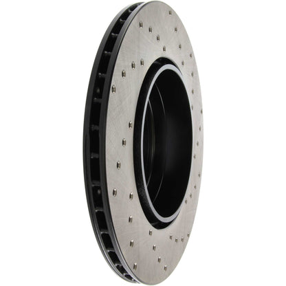 StopTech Sport Cryo Cross Drilled Brake Rotor; Front Left