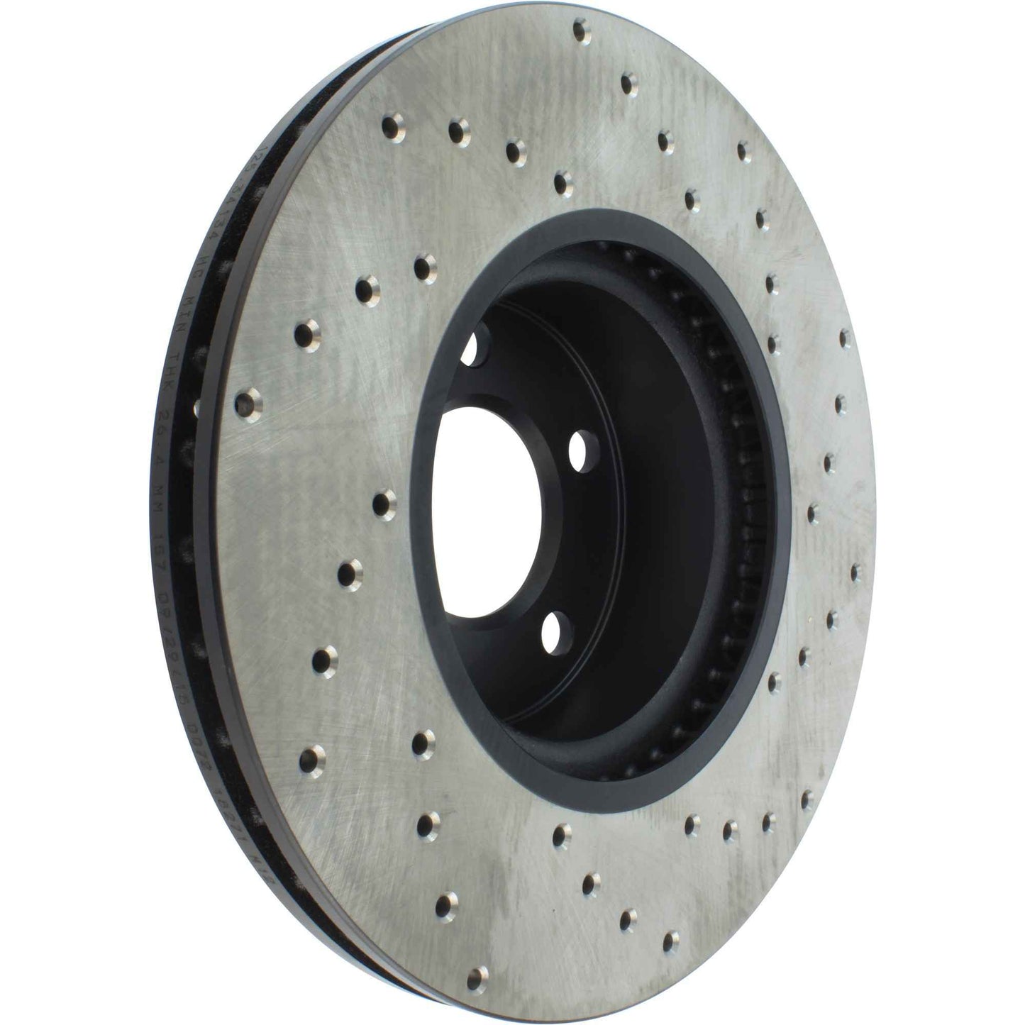 StopTech Sport Cryo Cross Drilled Brake Rotor; Rear Left