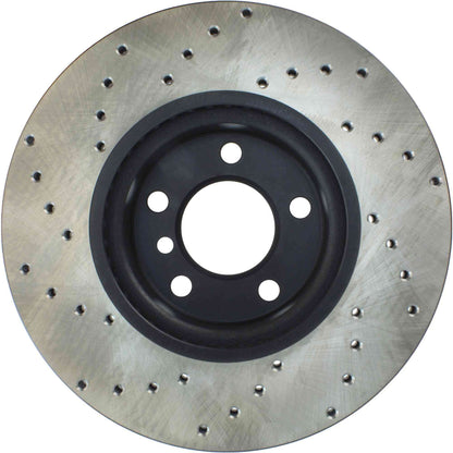 StopTech Sport Cryo Cross Drilled Brake Rotor; Rear Right