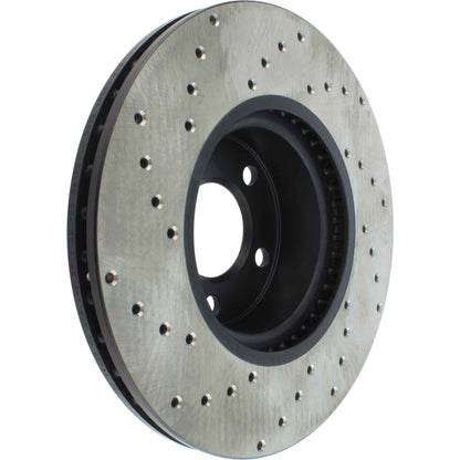 StopTech Sport Cryo Cross Drilled Brake Rotor; Rear Right