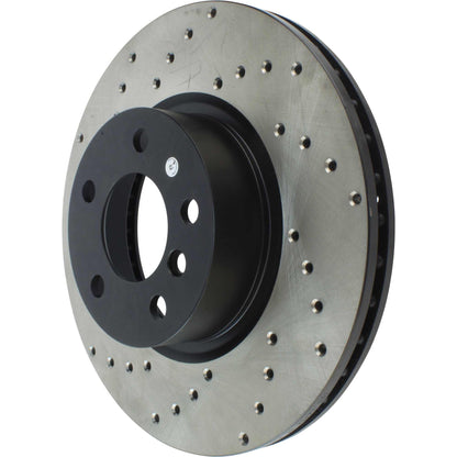 StopTech  Sport Cryo Cross Drilled Brake Rotor; Rear Left