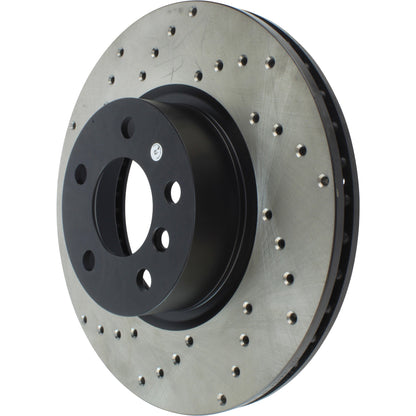 StopTech  Sport Cryo Cross Drilled Brake Rotor; Rear Left