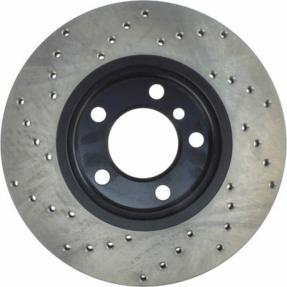 StopTech Sport Cryo Cross Drilled Brake Rotor; Front Right