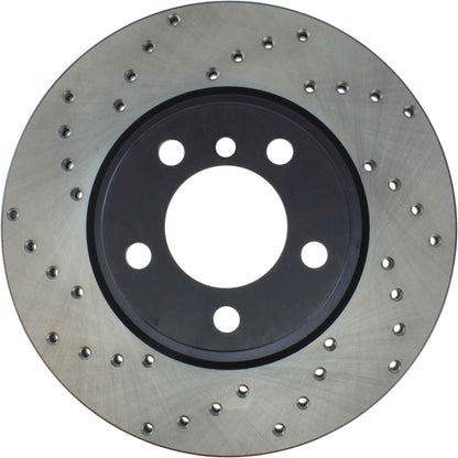 StopTech  Sport Cryo Cross Drilled Brake Rotor; Front Left
