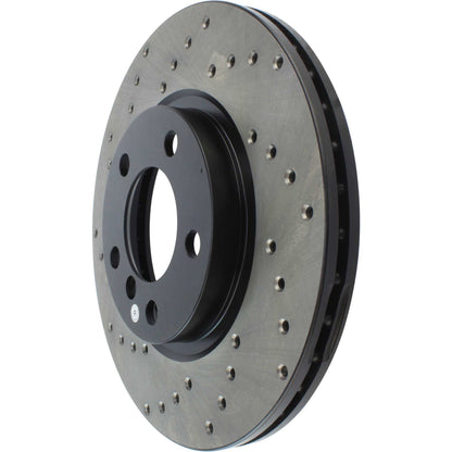 StopTech  Sport Cryo Cross Drilled Brake Rotor; Front Left