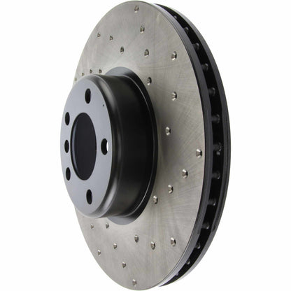 StopTech 14-20 BMW 2 Series Cryo Sport Drilled Front Left Rotor 128.34140CL