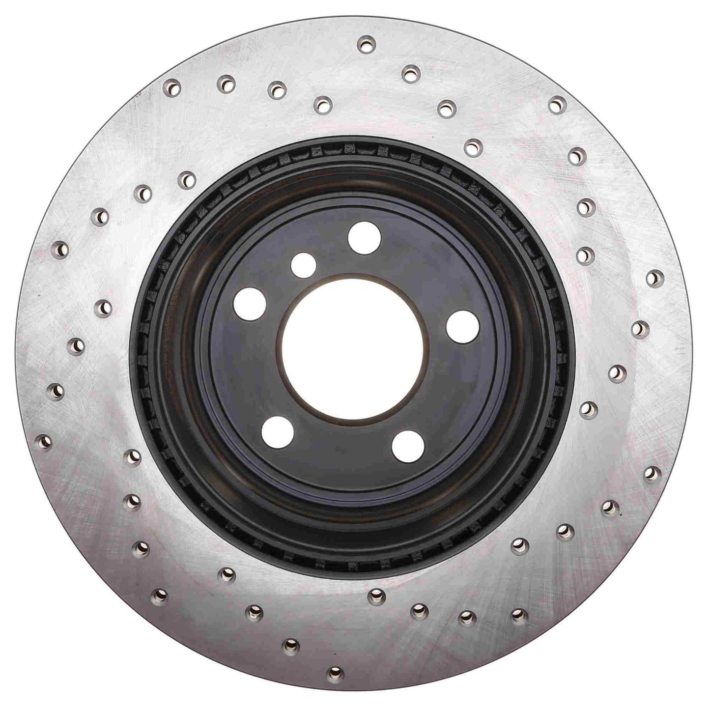 StopTech Sport Cryo Cross Drilled Brake Rotor; Front Left
