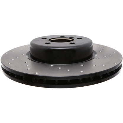 StopTech Sport Cryo Cross Drilled Brake Rotor; Front Right