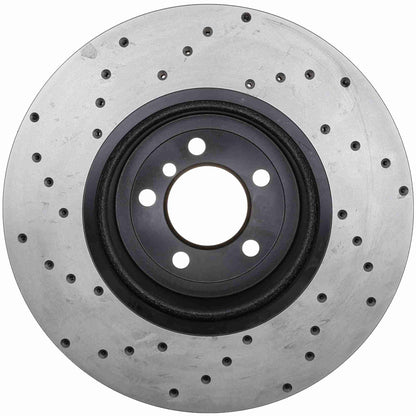 StopTech Sport Cryo Cross Drilled Brake Rotor; Front Right