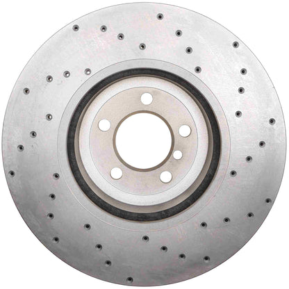 StopTech Sport Cryo Cross Drilled Brake Rotor; Rear Left