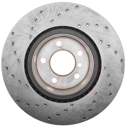 StopTech Sport Cryo Cross Drilled Brake Rotor; Rear Right