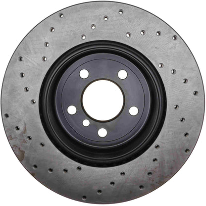 StopTech Sport Cross Drilled Brake Rotor - Rear Right 128.34147R
