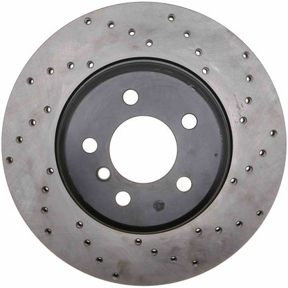 StopTech Sport Cross Drilled Brake Rotor - Rear Right 128.34147R