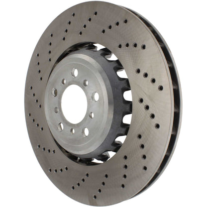 Stoptech Centric Performance 12-16 F10 M5 Brake Rotor Drilled Front Left 128.34148