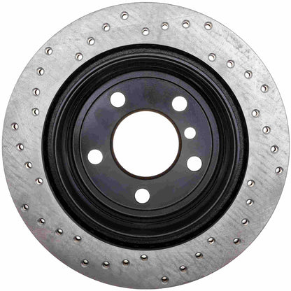 StopTech Sport Cross Drilled Brake Rotor - Rear Left 128.34150L