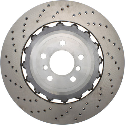 Stoptech Centric Performance 12-16 F10 M5 Brake Rotor Drilled Rear Left 128.34152