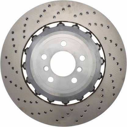 Stoptech Centric Performance 12-16 F10 M5 Brake Rotor Drilled Rear Left 128.34152
