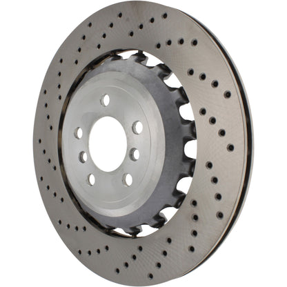 Stoptech Centric Performance 12-16 F10 M5 Brake Rotor Drilled Rear Left 128.34152