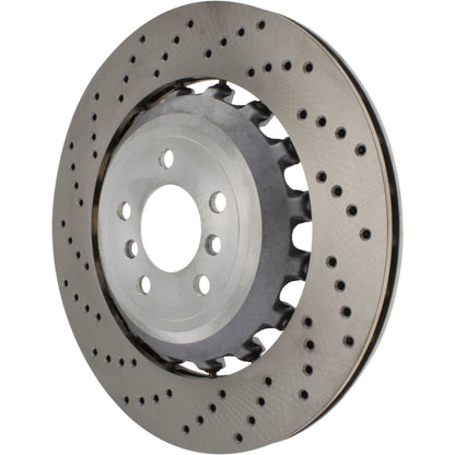 Stoptech Centric Performance 12-16 F10 M5 Brake Rotor Drilled Rear Left 128.34152