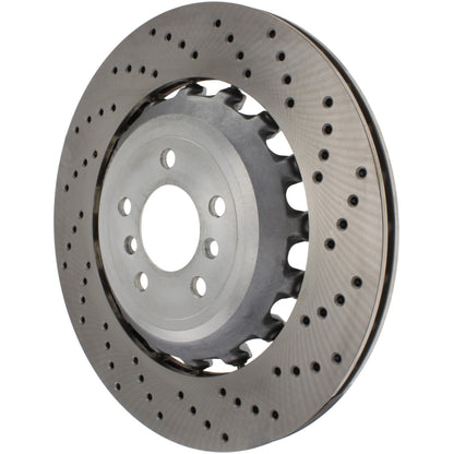 Centric Parts Disc Brake Rotor Premium OE Style Drilled with Electrocoating for 2013-2016 BMW M5, 2012-2018 BMW M6, 2014-2017 BMW M6 Gran Coupe 128.34153