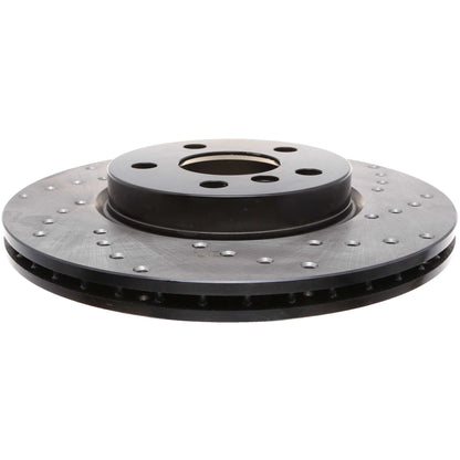 StopTech 14-17 Mini Cooper / 16-17 Mini Cooper Clubman Sport Drilled Left Front Rotor 128.34166L