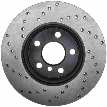 StopTech 14-17 Mini Cooper / 16-17 Mini Cooper Clubman Sport Drilled Left Front Rotor 128.34166L