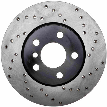 StopTech 14-17 Mini Cooper / 16-17 Mini Cooper Clubman Sport Drilled Left Front Rotor 128.34166L