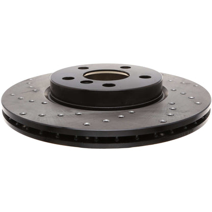 StopTech Sport Cross Drilled Brake Rotor - Front Left 128.34166R