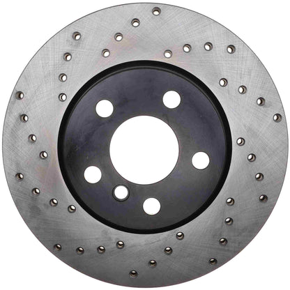 StopTech Sport Cross Drilled Brake Rotor - Front Left 128.34166R