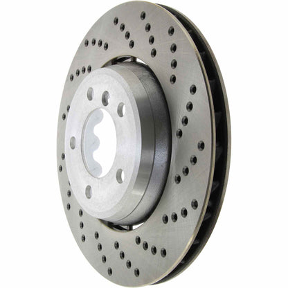 Centric Parts Disc Brake Rotor Premium OE Style Drilled with Electrocoating finish for 2001-2005 BMW 330Ci 330i, 2003-2008 Z4 128.34170