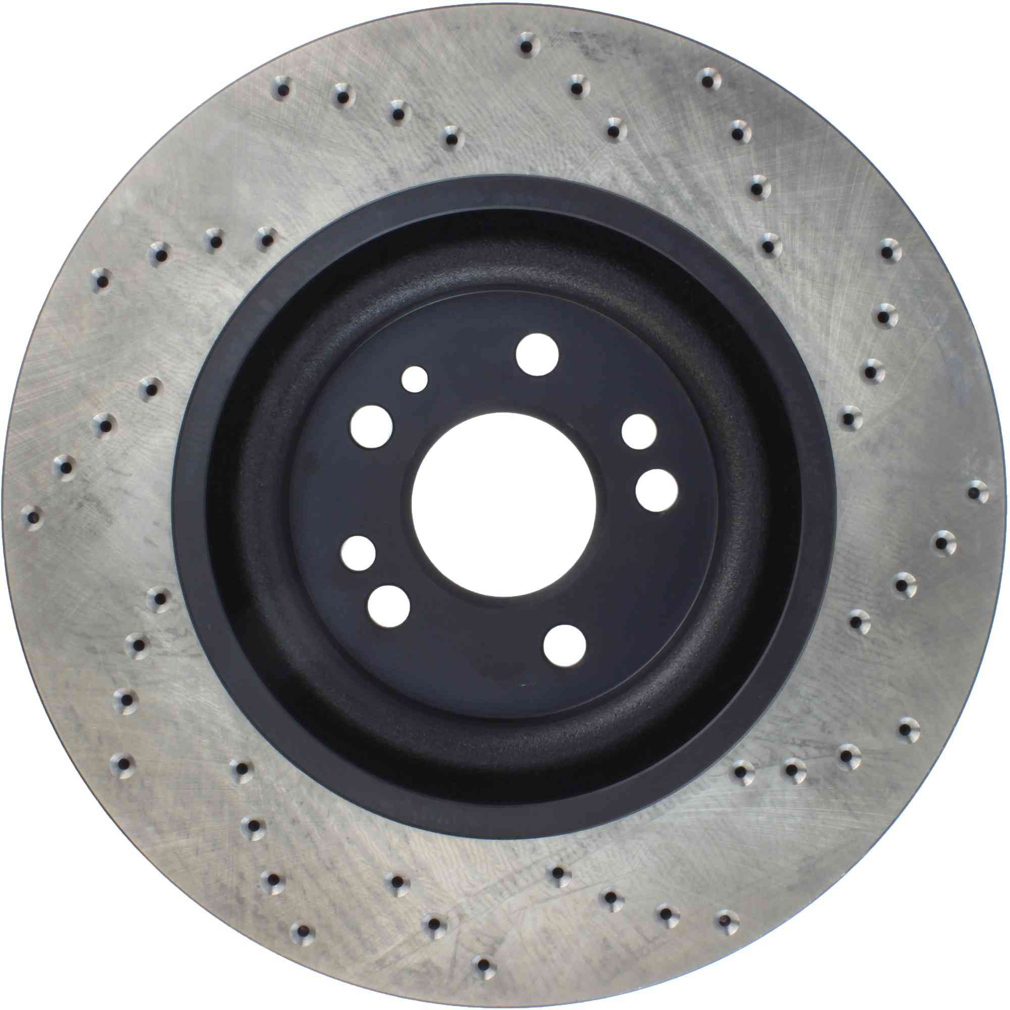 StopTech Sport Cryo Cross Drilled Brake Rotor; Front Right