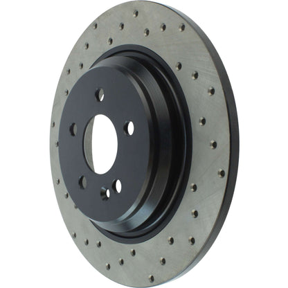StopTech Sport Cryo Cross Drilled Brake Rotor; Front Left