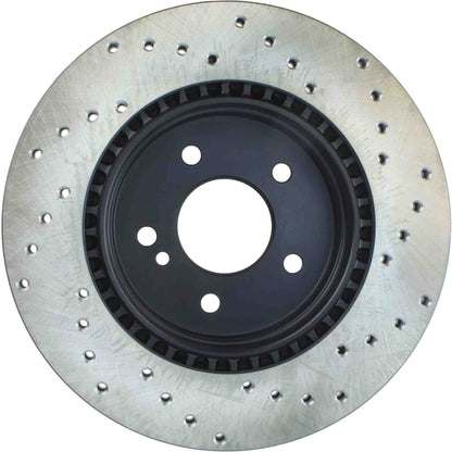 StopTech 05-06 Mercedes Benz C55 AMG Sportstop Drilled Right Rear CRYO Rotor 128.35048CR
