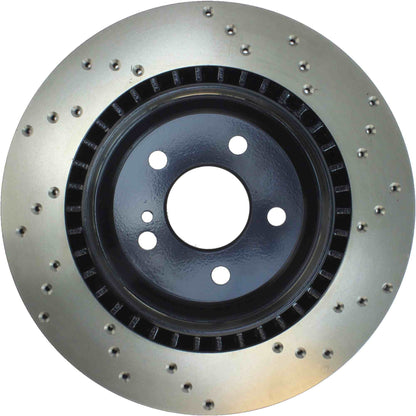 StopTech Sport Cryo Cross Drilled Brake Rotor; Front Right