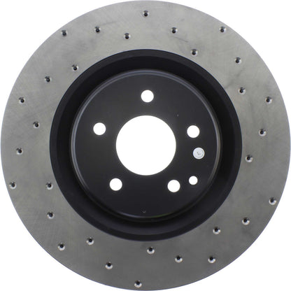 StopTech Sport Cryo Cross Drilled Brake Rotor; Rear Left