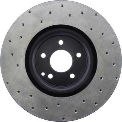 StopTech Sport Cryo Cross Drilled Brake Rotor; Rear Right